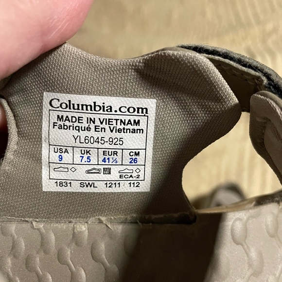 Columbia sportswear sandals 9, adjustable straps - Picture 2 of 4